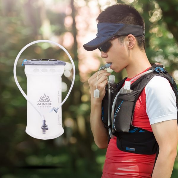 AONIJIE SD20 Soft Reservoir 1.5L Water Bladder Hydration Pack Water Storage Bag TPU BPA Free For Running Hydration Vest Backpack