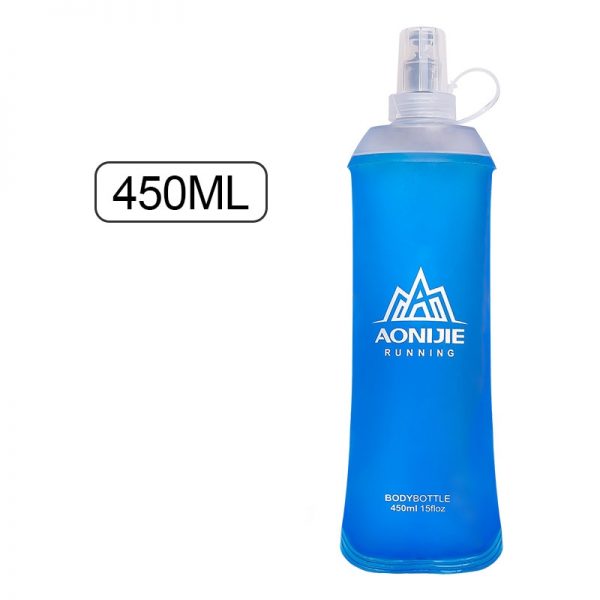 AONIJIE SD19 R450 Soft Flask Folding Collapsible 450ml Water Bottle TPU BPA Free Running Hydration Pack Waist Bag Vest Marathon